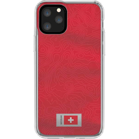 Switzerland Soccer Flag iPhone 11 Pro Clear Case